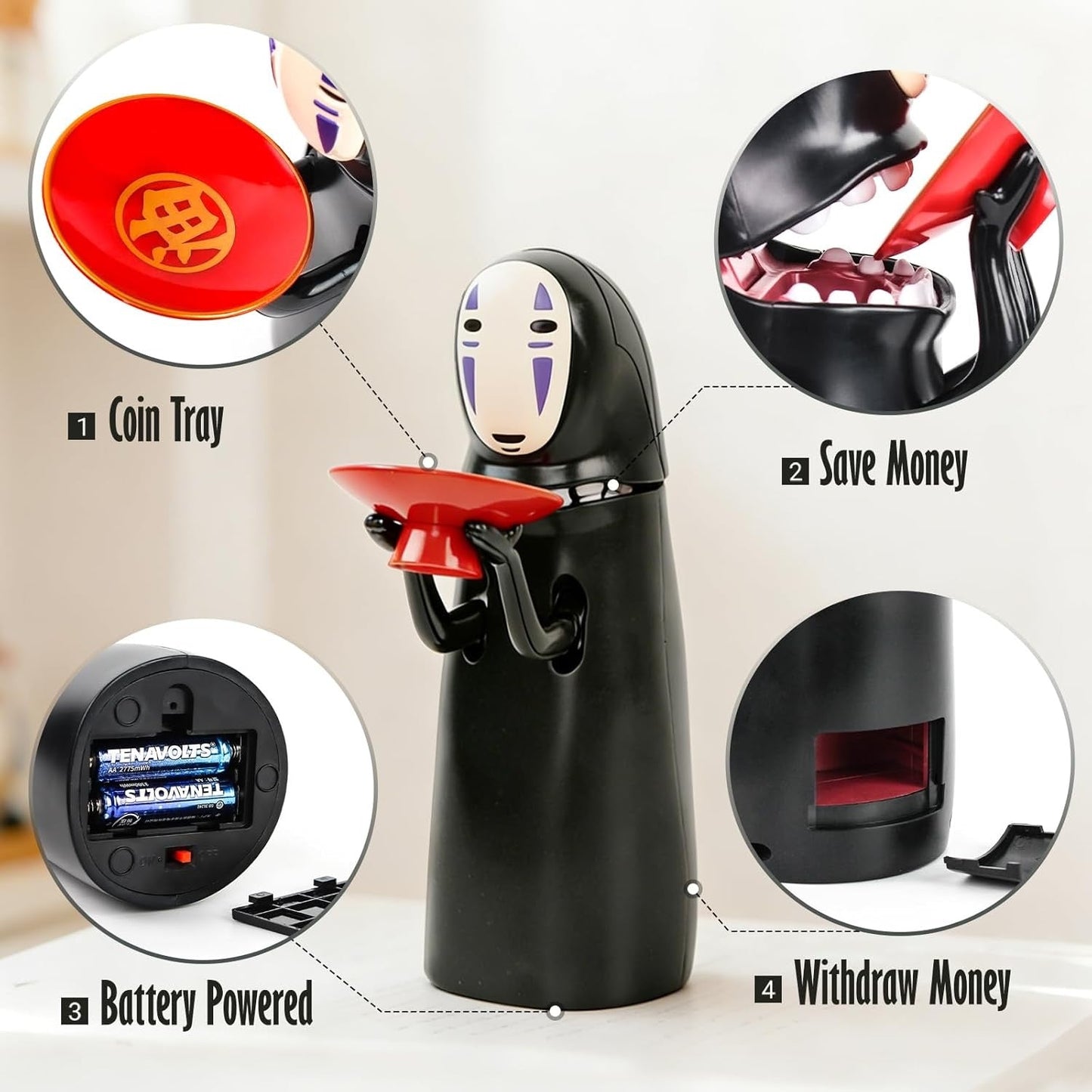 Spirit vault™ — Personalised No-Face Coin Bank | Viral Spirit Piggy Bank Gift